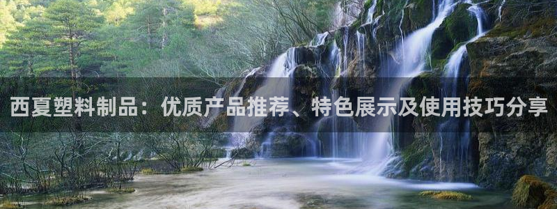 太阳集团游戏官方网址：西夏塑料制品：优质产品推荐、特色展示及